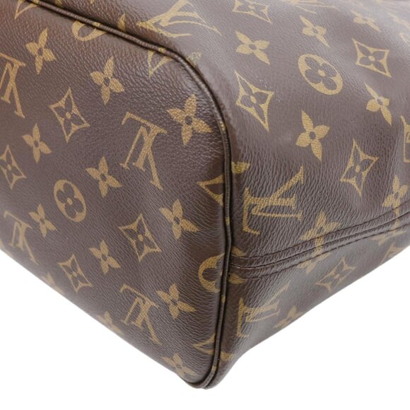 Louis Vuitton  Neverfull MM Monogram Canvas Tote Bag Brown - Picture 8 of 14